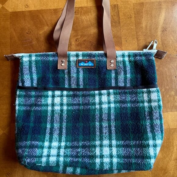 Kavu Plaid Tote Bag - Picture 1 of 3
